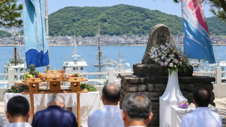 山口・下関で海の日の大漁祈願 航海安全と殉職船員を慰霊