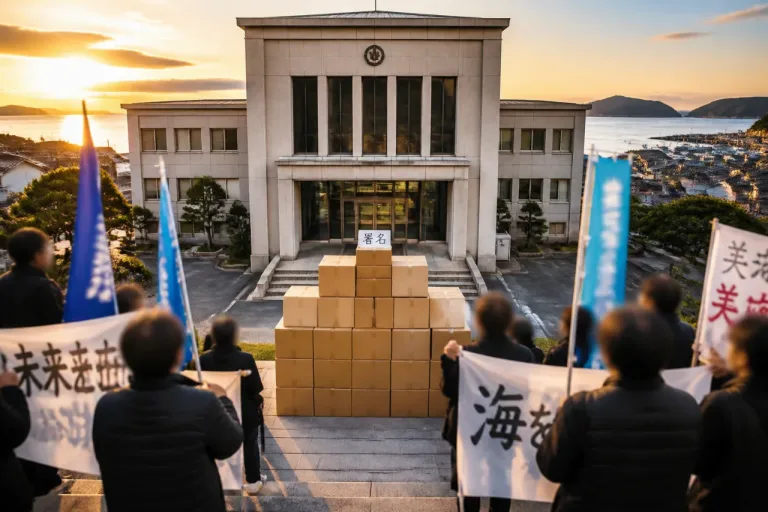 山口・柳井市議会、上関中間貯蔵施設反対の意思を採択