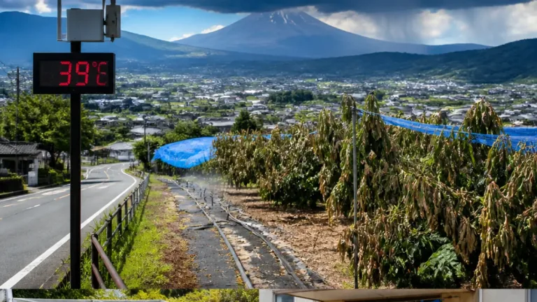 山梨で39度超、危険な暑さ続く