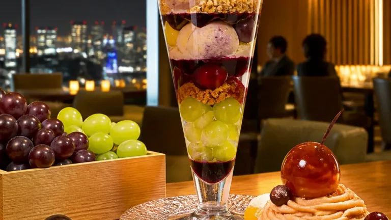 山梨ぶどうを使った秋限定スイーツ登場