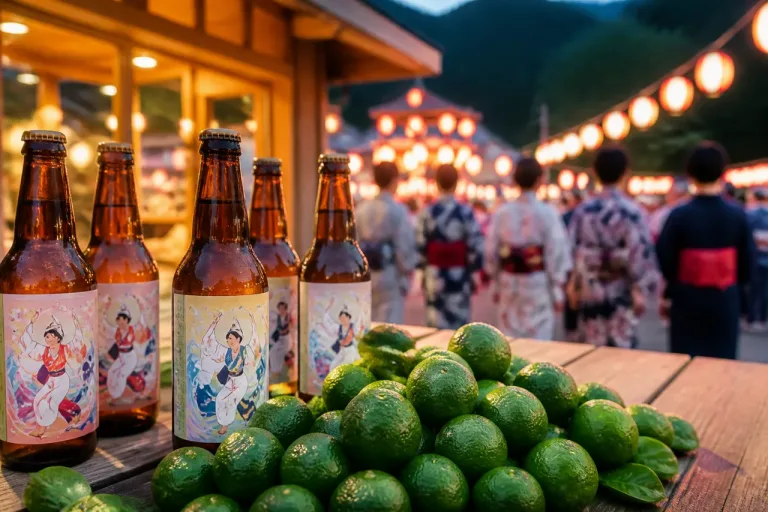 阿波踊りの季節に合わせ県内限定ビールが本格販売