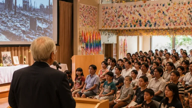 四日市で被爆体験伝える「子どもと一緒に平和のつどい」開催
