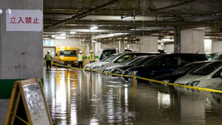 浸水被害の地下駐車場 市が一部取得案を提示