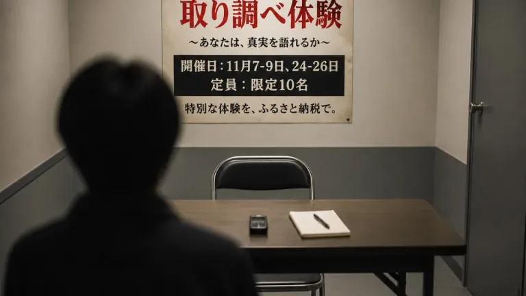 元刑事の“取り調べ体験”が返礼品に 吉野川の新たな観光資源