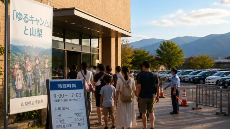 甲府近郊で開催中：「ゆるキャン△」展が地域に与える機会と注意点