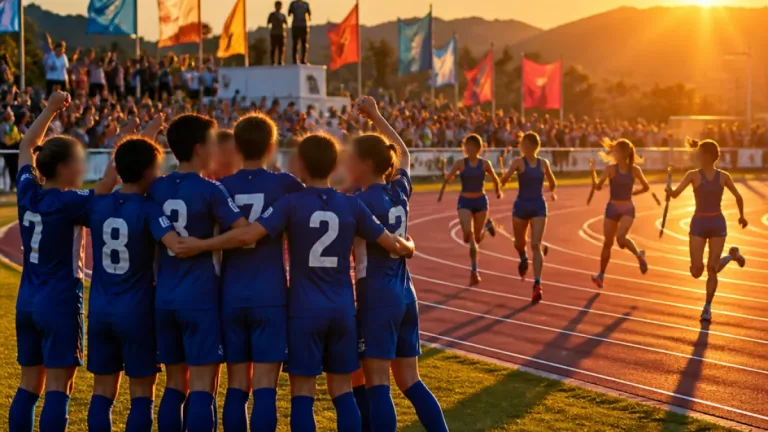 全県中総体、飯島がサッカーＶ 横手南が県中学記録更新