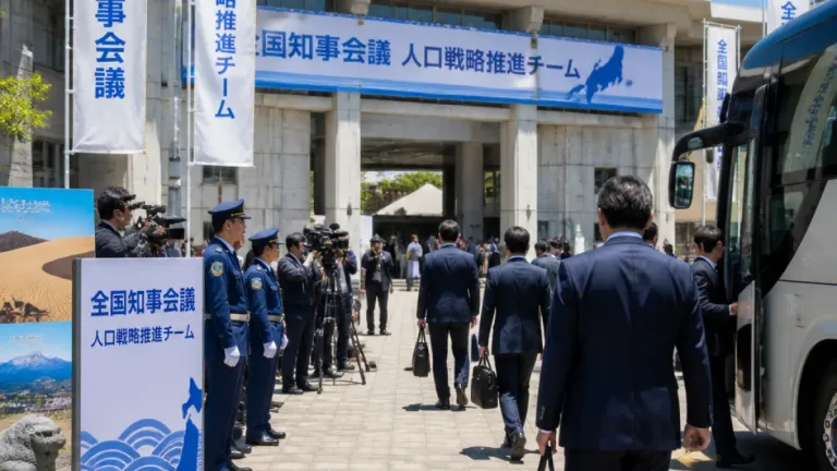 全国知事会議が鳥取で開幕 人口戦略チーム設置など議論集中
